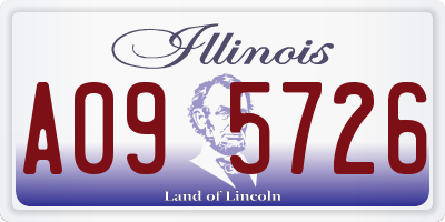 IL license plate A095726
