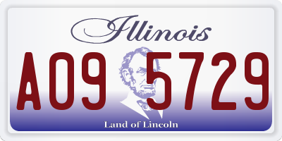 IL license plate A095729