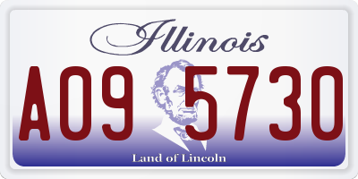 IL license plate A095730