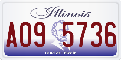 IL license plate A095736