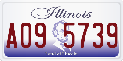 IL license plate A095739