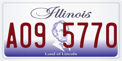 IL license plate A095770
