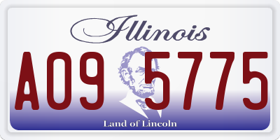 IL license plate A095775
