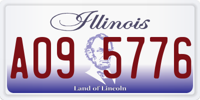 IL license plate A095776