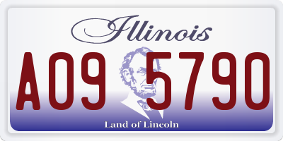 IL license plate A095790
