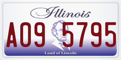 IL license plate A095795
