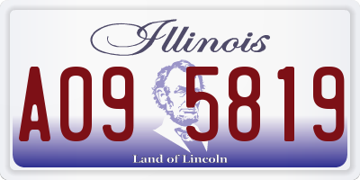 IL license plate A095819