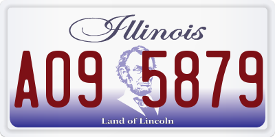IL license plate A095879