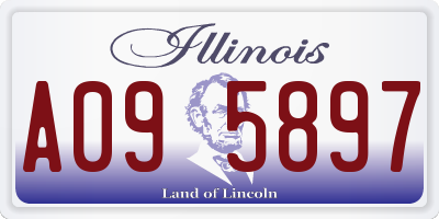 IL license plate A095897
