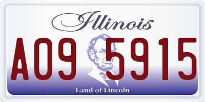 IL license plate A095915