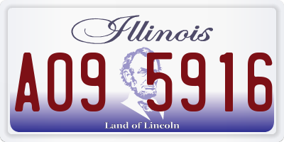 IL license plate A095916