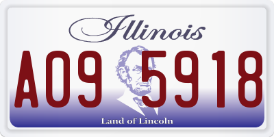 IL license plate A095918