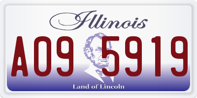IL license plate A095919