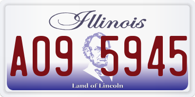IL license plate A095945