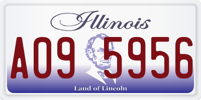 IL license plate A095956