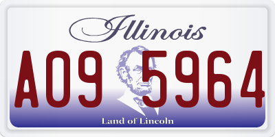 IL license plate A095964