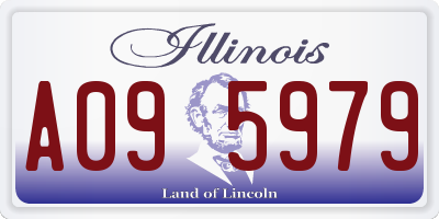 IL license plate A095979