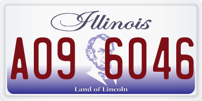 IL license plate A096046