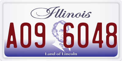 IL license plate A096048