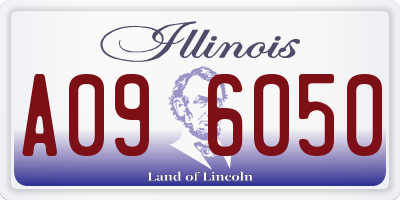 IL license plate A096050
