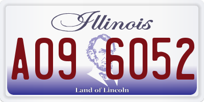 IL license plate A096052