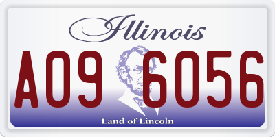 IL license plate A096056