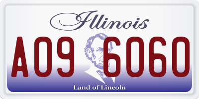 IL license plate A096060