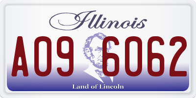 IL license plate A096062