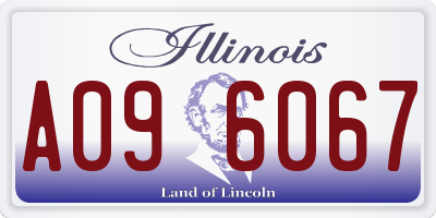 IL license plate A096067