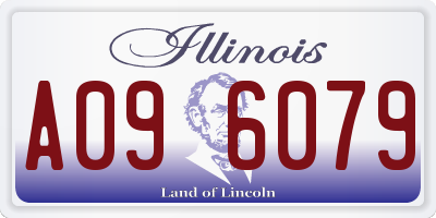 IL license plate A096079