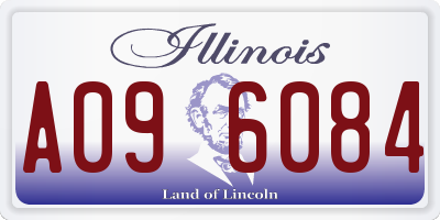 IL license plate A096084