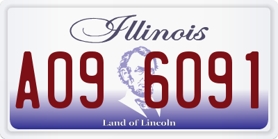 IL license plate A096091
