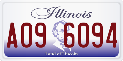 IL license plate A096094