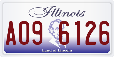 IL license plate A096126