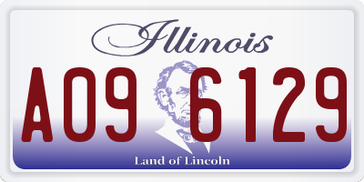 IL license plate A096129
