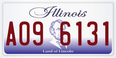 IL license plate A096131