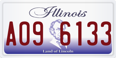 IL license plate A096133