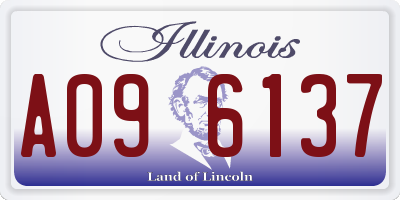 IL license plate A096137