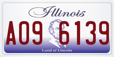 IL license plate A096139