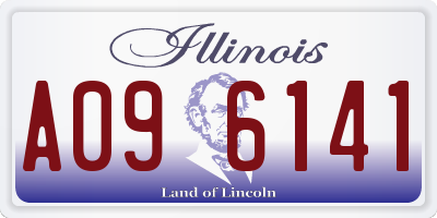 IL license plate A096141