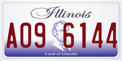 IL license plate A096144