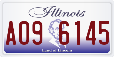 IL license plate A096145