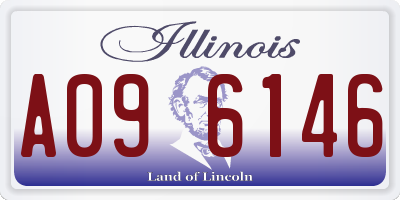 IL license plate A096146