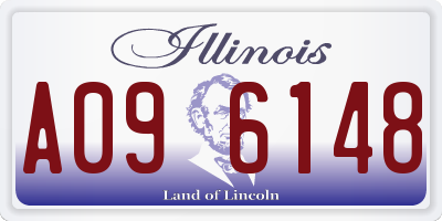 IL license plate A096148