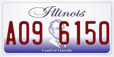 IL license plate A096150