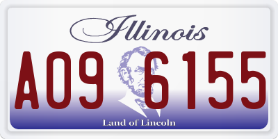 IL license plate A096155
