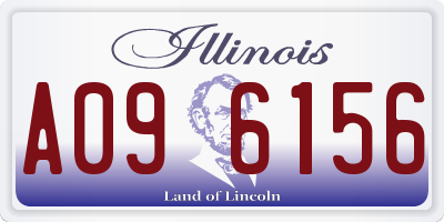IL license plate A096156