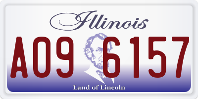 IL license plate A096157