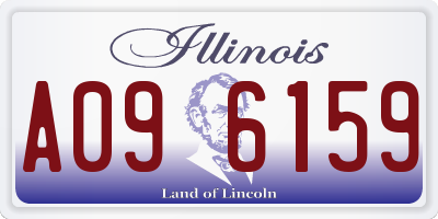 IL license plate A096159