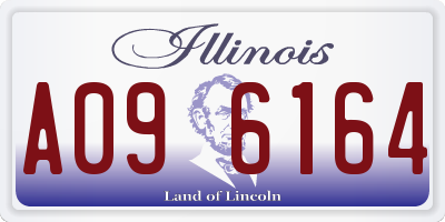 IL license plate A096164